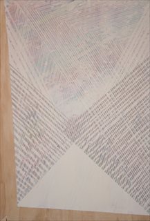 Natalie Mather <i> Blind Universe</i> [2013]  acrylic on plywood  90 x 60cm cm